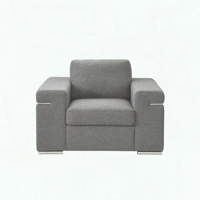 Chaise avec accoudoirs en tissu Gianna - Style européen