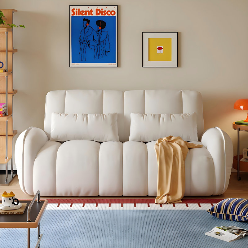 Upholstered Sofa, 36.61" H x 59.06" W x 44.09" D