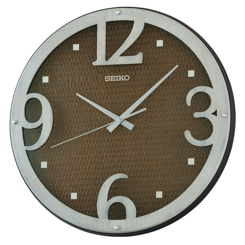 QXA841BLH Wall Clock, Gray