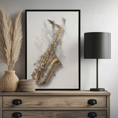 «Saxy Horn I» par Lori Deiter, reproduction d'art