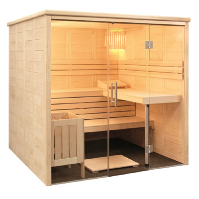 Union Rustic Evanston 1 - Person Sauna in Spruce