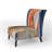 Brechta Vibrant Curve Design II - Velvet Upholstered Modern Slipper Chair-71876209