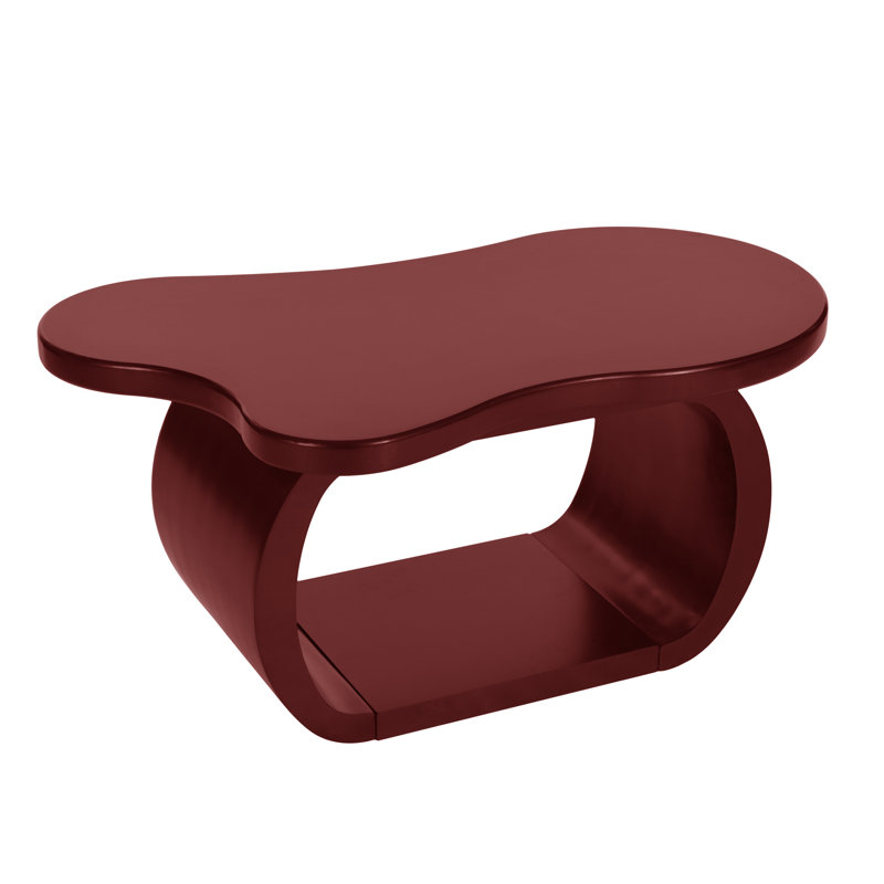 Floor Shelf Cloud Coffee Table, Red