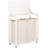 Wood Rolling Laundry Hamper