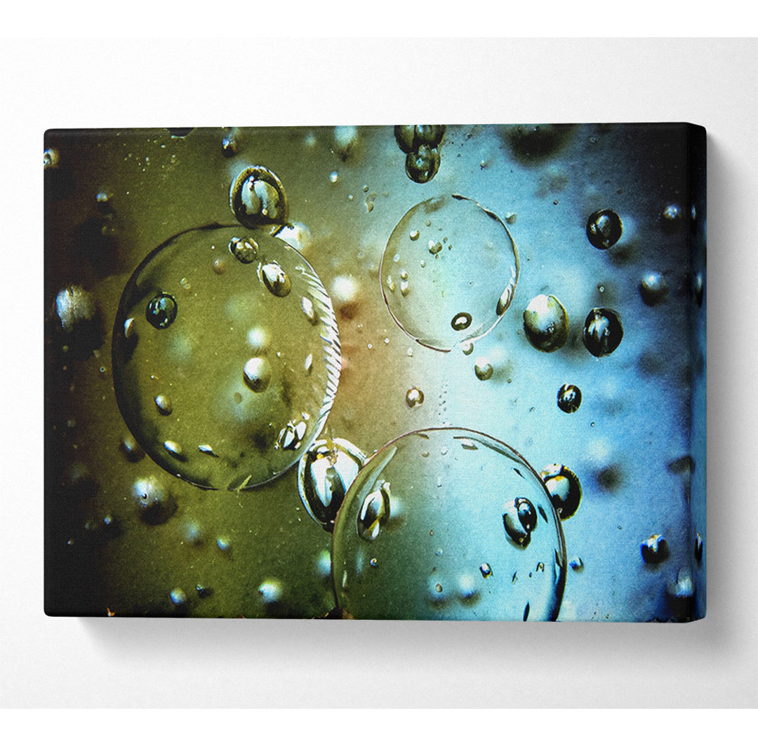 Regentropfen - Wrapped Canvas Kunstdrucke