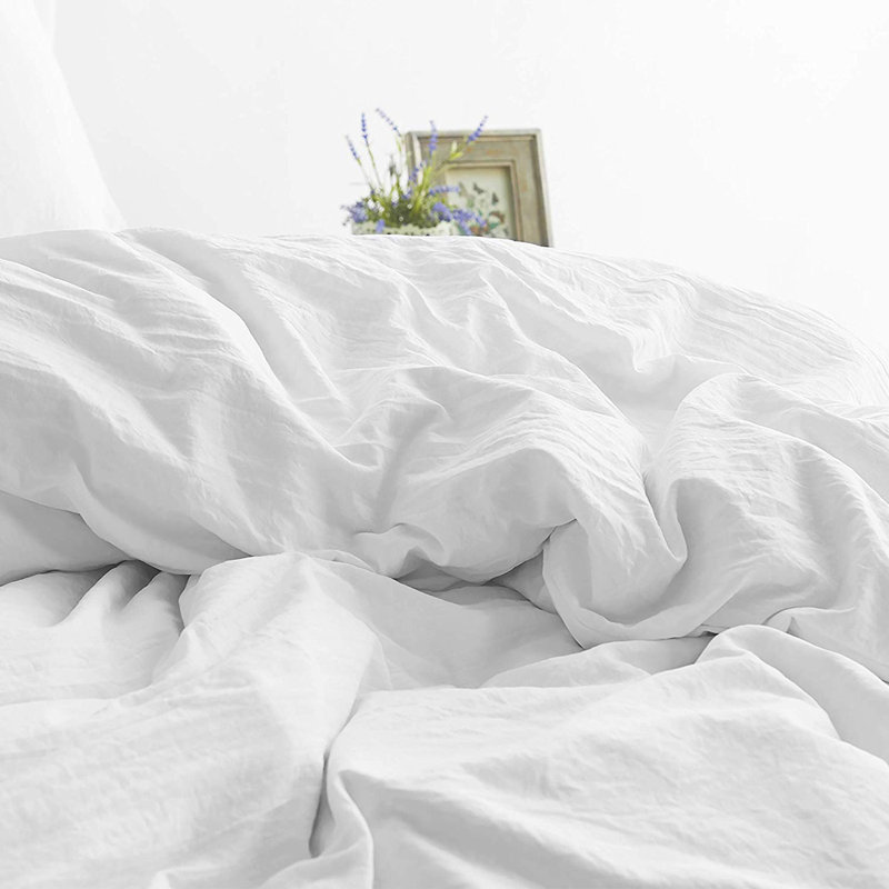 Ensemble d'édredon en duvet synthétique Ultra Cozy, Édredon très grand + 2 taies décoratives, Blanc