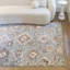 Tapis à motif floral bleu Annan-1749664159
