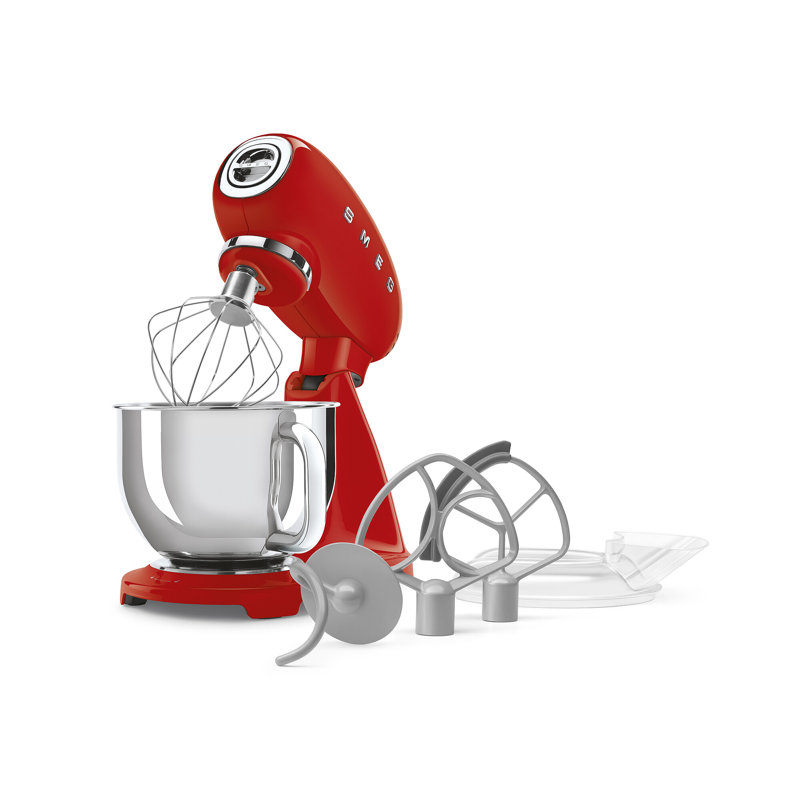 Batteur sur socle 50's en couleur rouge, Rouge