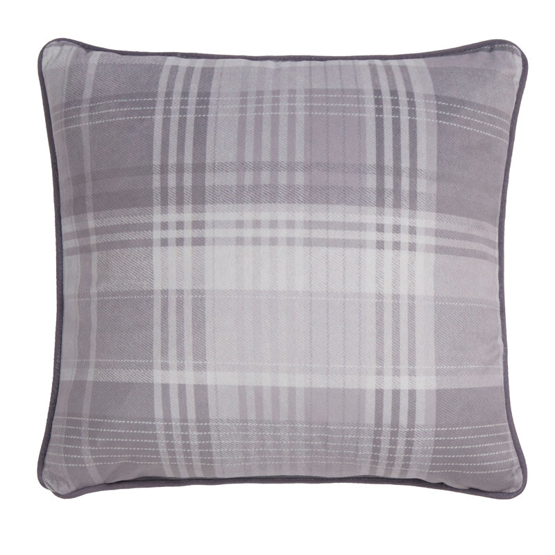 Forest Animals Animal Print Square Throw Cushion With Filling, Grey
