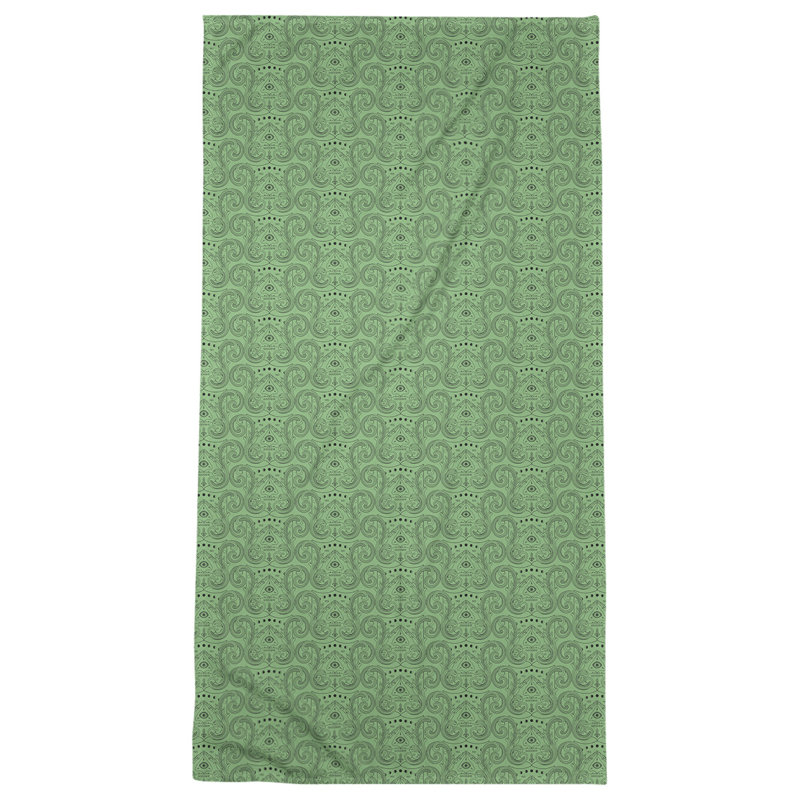 Serviette de bain Third Eye, Vert