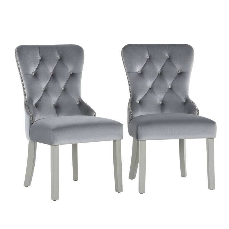 Ensemble de 2 chaises d'appoint à oreilles Elysian