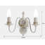 Roosevelt Steel Candle Wall Light-10550005