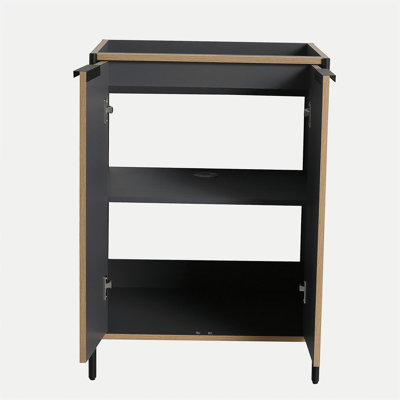 24" Freestanding Bathroom Vanity  (KD-Packing)-Excluding Sink