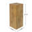 End Table With Realistic Wood-like Finish Design Detail, 32.99" Height, Natural Color Option, Indoor Outdoor Functionality, Mixable For Dynamic Decor Arrangements Wood-look In Shape, High, Scheme,-1908349909