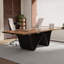 Bureau en bois massif brun simple et moderne de 55,12 po-1509087861