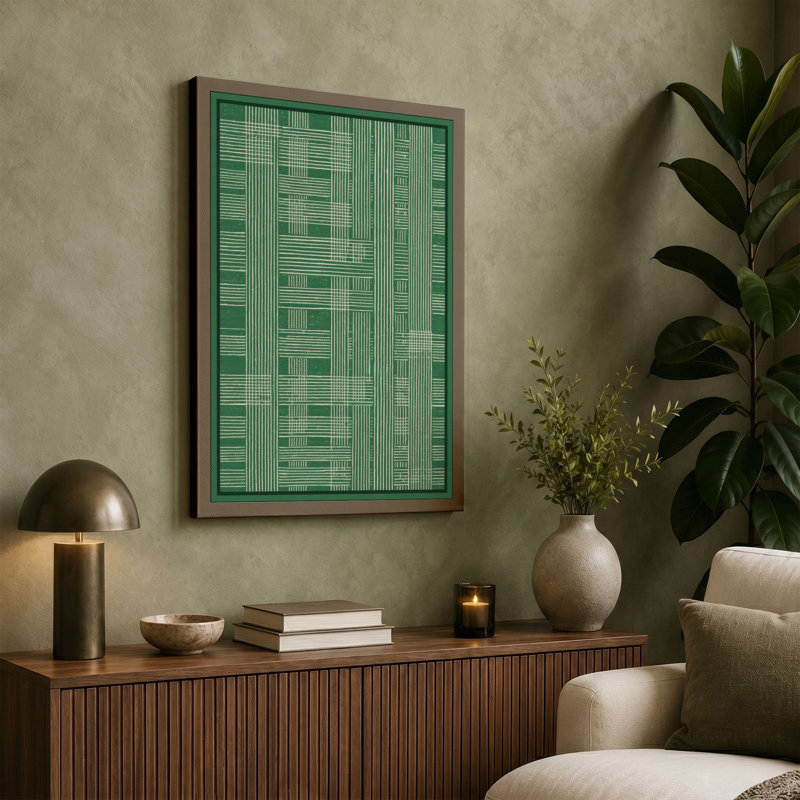 Print, 24x16 - 61.0 x 40.6 cm, Teal Border