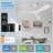 Catlaina 52" 3 - Blade Propeller Ceiling Fan without Lights with Remote Control-1171282983