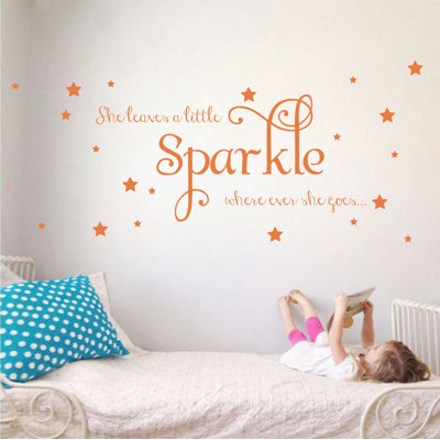 Décalcomanie murale sparkle