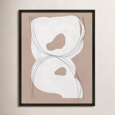 Malta Free Form 1 by Andrea Stokes - Picture Frame Painting Print