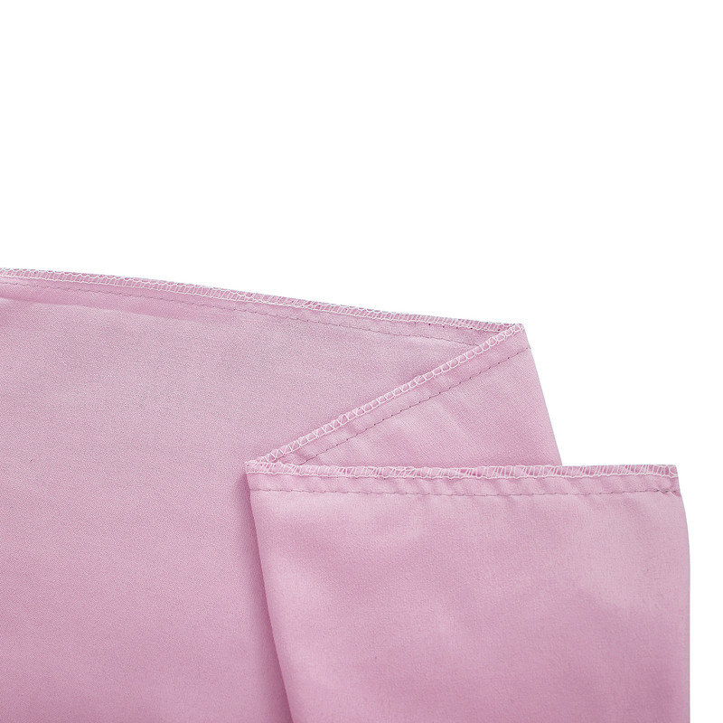2 Pcs Patchwork Pillowcase, Pink, King Pillowcase