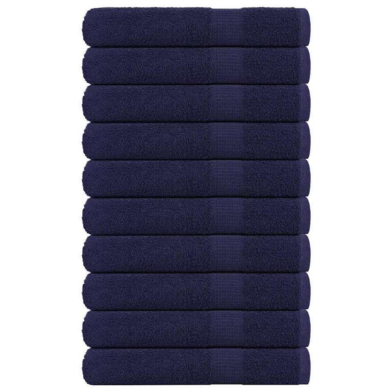 Randeen 100% Cotton Bath Towel, Navy blue