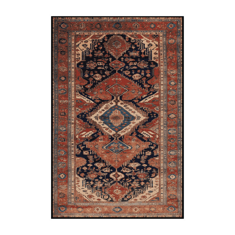 Tapis brun lavable à la machine, Tapis de couloir 2 pi x 5 pi