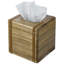 Couvre-boîte de papier hygiénique en acacia