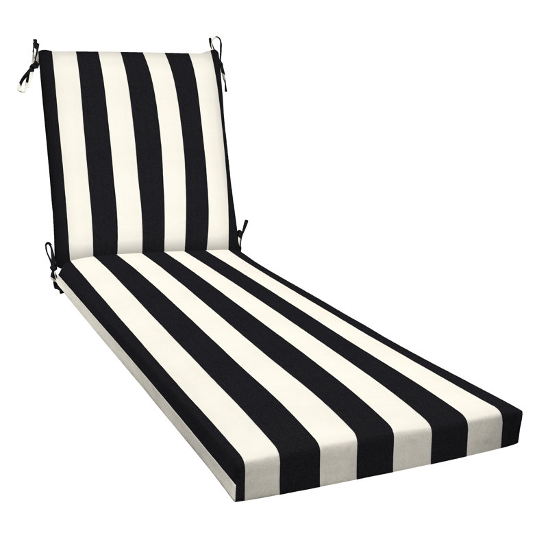 Outdoor Chaise Lounge Cushion – Weather-Resistant, Reversible, Plush Comfort - Basics by Wayfair™, 70" L x 21.5" W