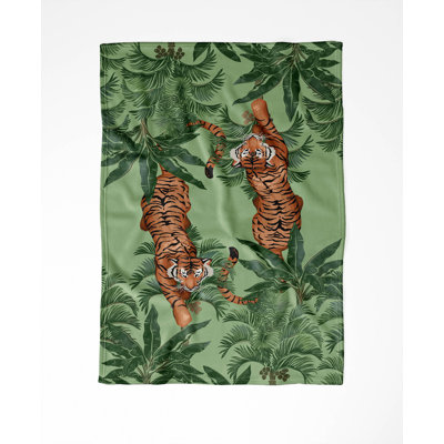 Rumble In the Jungle Ultra Plush Velveteen Fleece Blanket
