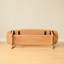 Table basse en bois massif avec tablette de rangement, facile à assembler, idéale pour le bureau à domicile et le salon