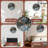 Abstract Swirling Clock Round Wall Clock Decor