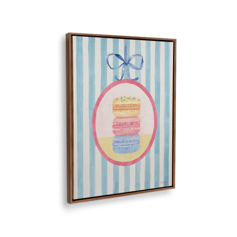 «Sweet Desserts III» par Beth Grove, reproduction d'art, 24 W x 32 H, Brown, Framed Canvas