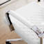 Fauteuil de direction pivotant avec dossier en cuir à motifs-1110539896