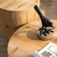 Charmante table basse rétro avec rangement - matériaux de qualité, carré de 21,15 po, hauteur de 23,33 po, capacité de charge de 220 lb, espace, fabrication facile, bois massif classique et fabrication, largeur, profondeur,