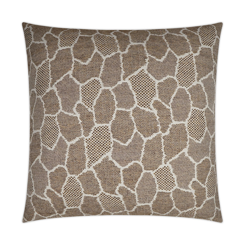Masai Pillow Cover & Insert, Square 22", Bark