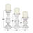 Mango Wood Turned Style Pillar Candle Holders-2110241393