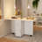Folding Dining Table with Drawers and Cabinets-866305592