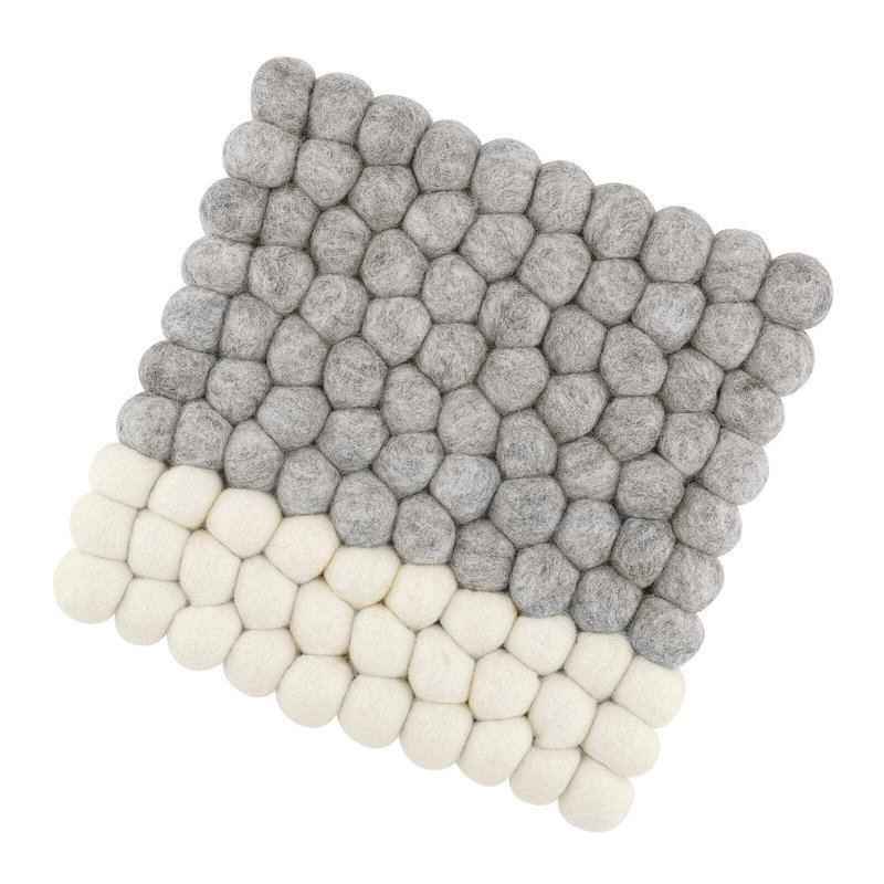 Trivet, Gray/White