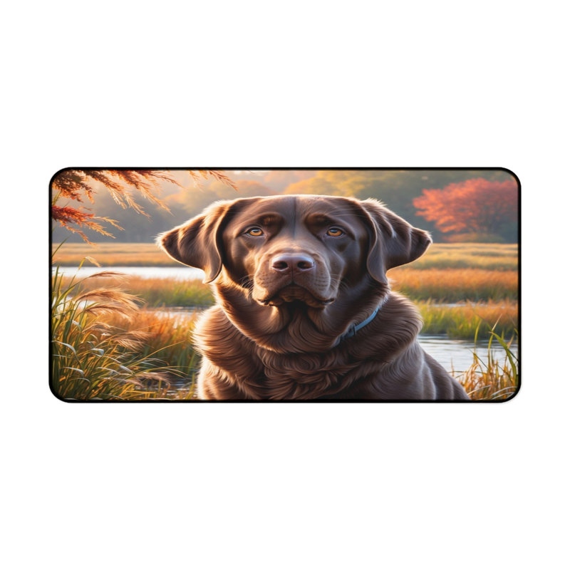 Polyester Desk Pad, 14.4x12.1
