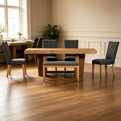 Atiqa 6 - Person Four Leg Dining Set
