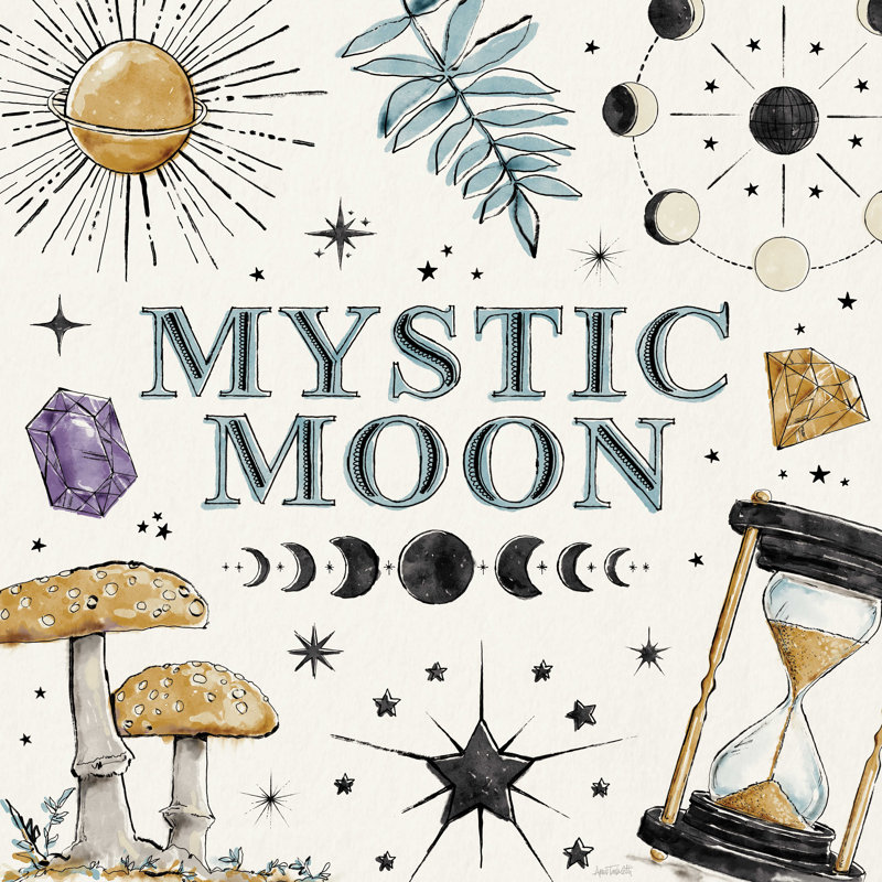Lune mystique 8, H 12 po x l 12 po