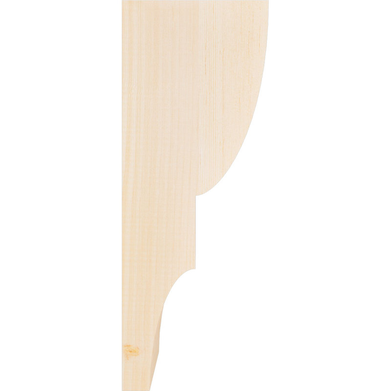 Corbeau Ridgewood, H 20 po x l 5,5 po x P 8 po, Sapin de Douglas, Lisse