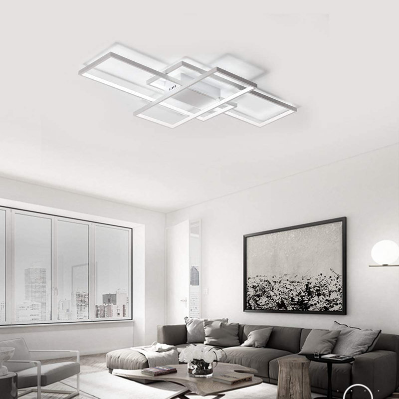 Arlyn 3 - Light LED Flush Mount, White, 3" H x 35.4" W x 19.7" D