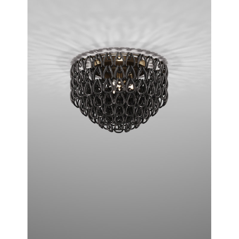 Minigiogali Ceiling Lamp 60 Black Matt Bronze 1 E26 Ul 1, Matte Bronze, Black