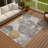 Machine Washable Indoor/Outdoor Lansford ACN2381 Circles Rug-598363987