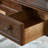Country-style solid wood carved rubberwood desk-1094479512