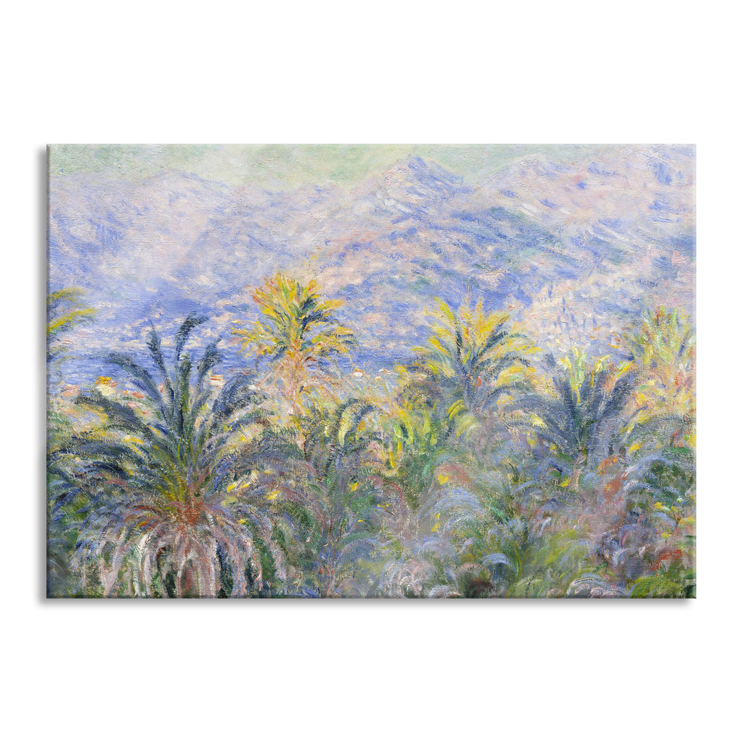 Ungerahmtes Gemälde auf Glas "Ile Aux Fleurs Near Vétheuil" von Claude Monet