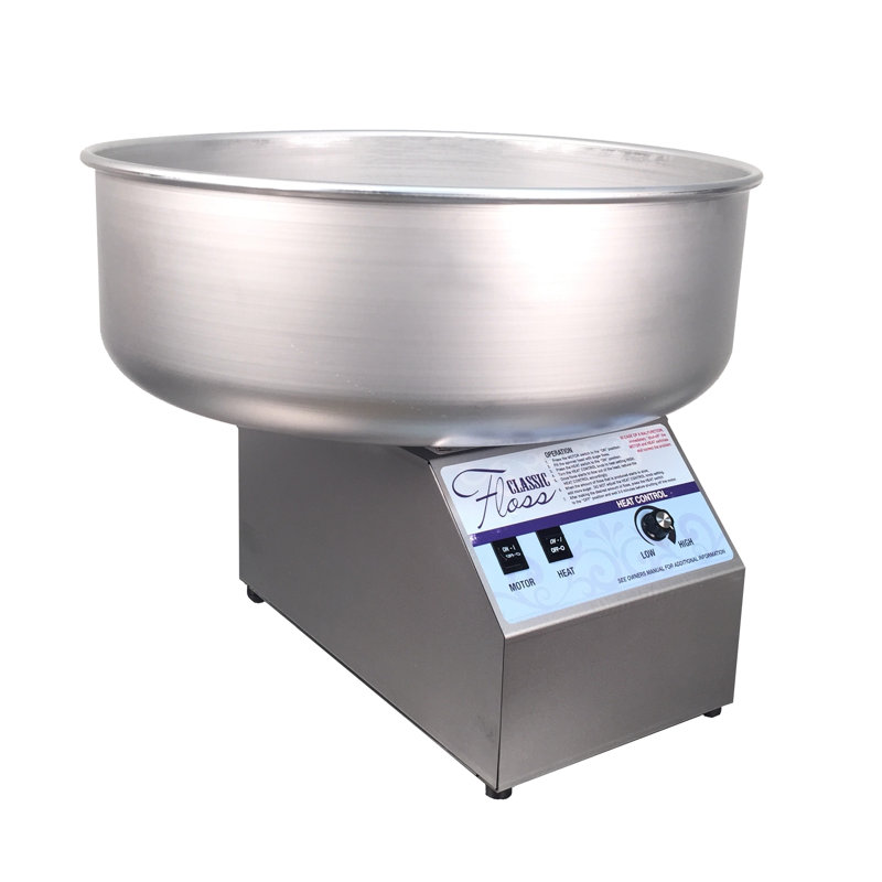Machine à bonbons 5 coton avec bol en métal paragon international