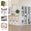 Étagère de rangement en bois à 6 cubes avec rangement ouvert pour le salon, la chambre à coucher et le bureau blanc-620950270