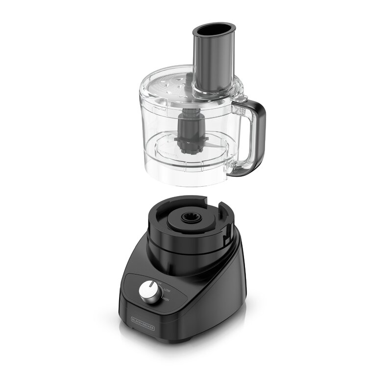 Black+Decker 8-Cup Food Processor - Black/Clear